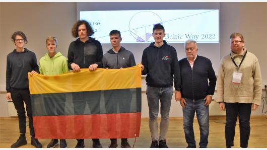 Baltijos kelio matematikos olimpiadoje Lietuvos komanda užėmė trečiąją vietą