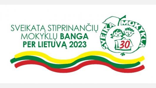 Jau startuoja nacionalinio renginio „Sveikatą stiprinančių mokyklų banga per Lietuvą 2023“ dalyviai