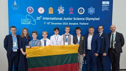 Tarptautinėje jaunių gamtos mokslų olimpiadoje Lietuvos delegacija pelnė 2 sidabro ir 4 bronzos medalius
