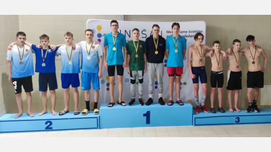 Lietuvos jaunučių plaukimo čempionate pagerinti du Lietuvos rekordai